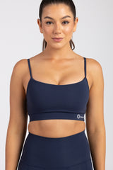 Sweat proof activewear - statement navy sweat proof sport bra - sweat proof sport bra - sweat proof crop