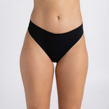 invisiSweat Intimates - Black G String with sweat absorbing lining for protection against sweat - Idea Athletic